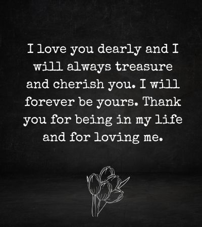 Love thank you for loving me quotes