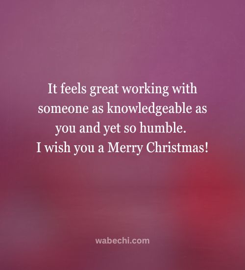 Christmas Wishes for Colleagues