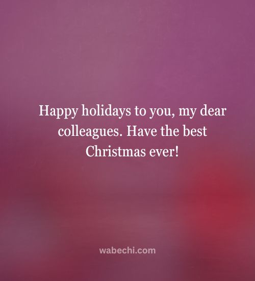 Coworker Christmas Card Messages