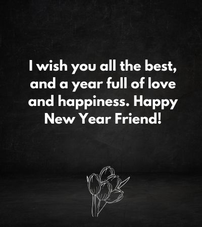 New Year wishes for Best Friends